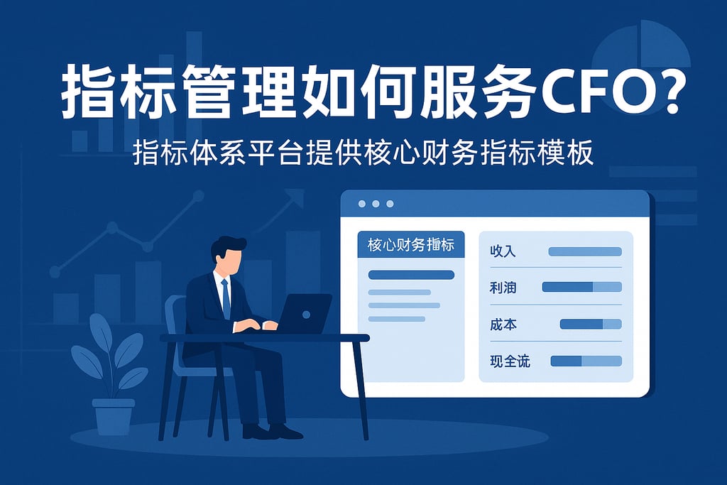 指标管理如何服务CFO？指标体系平台提供核心财务指标模板