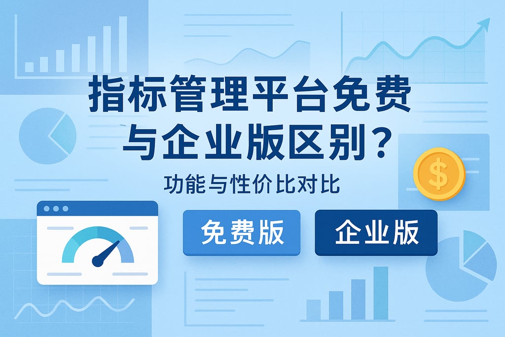 指标管理平台免费版与企业版区别？功能与性价比对比