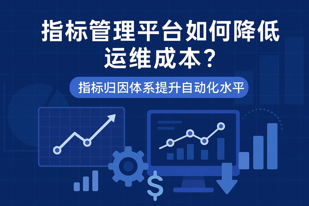指标管理平台如何降低运维成本？指标归因体系提升自动化水平