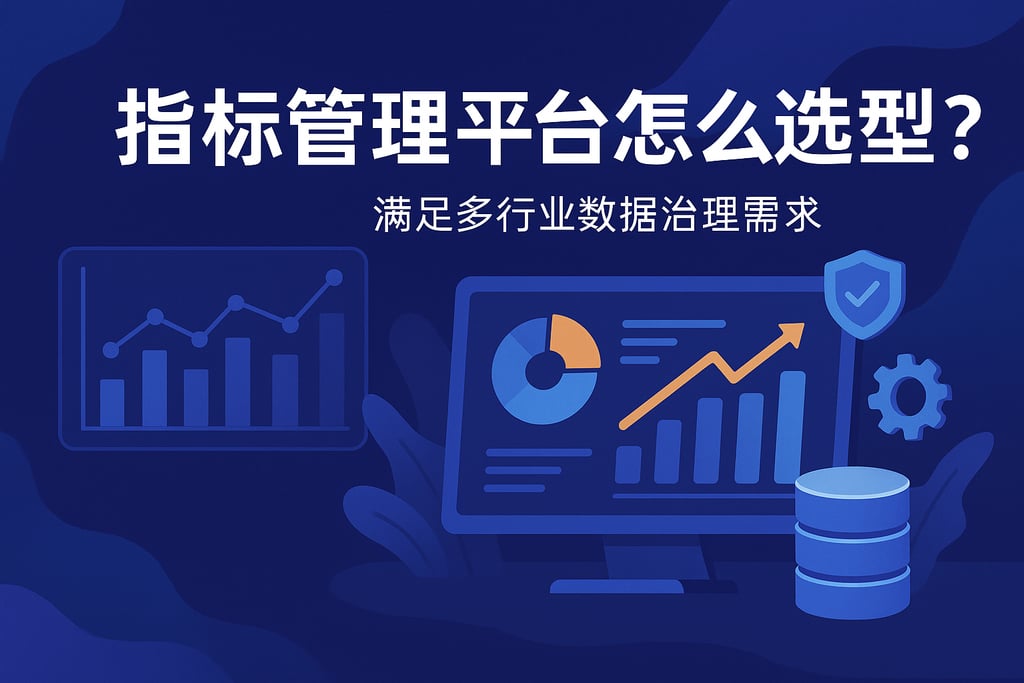 指标管理平台怎么选型？满足多行业数据治理需求