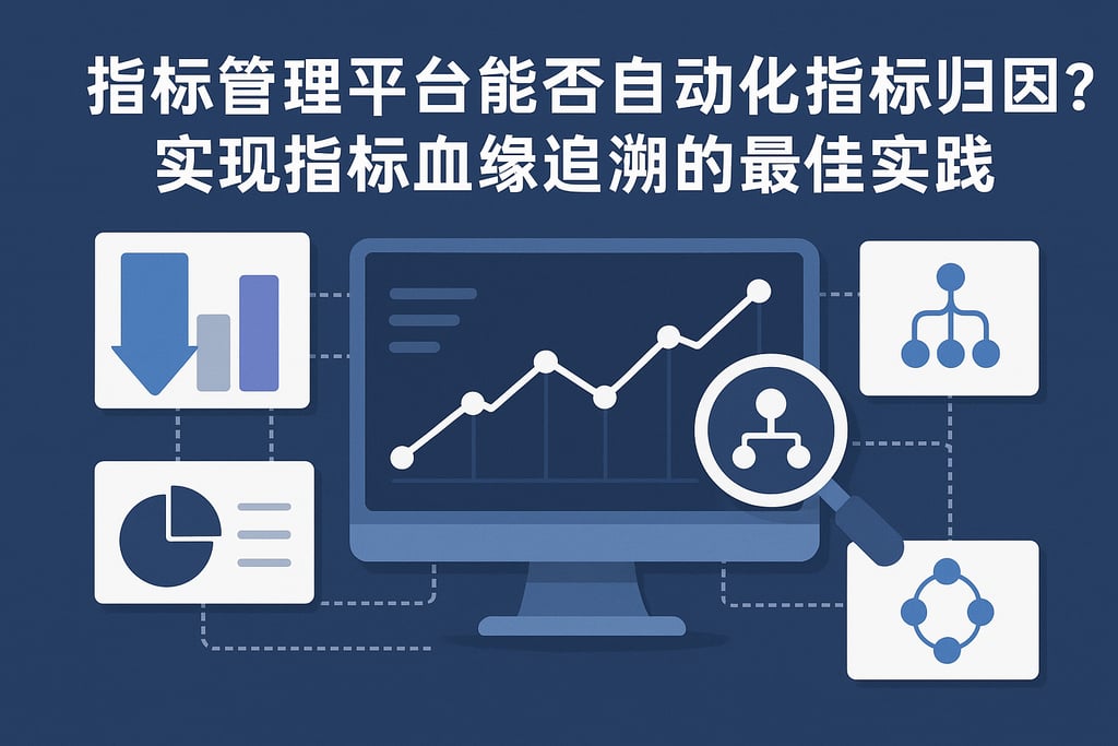 指标管理平台能否自动化指标归因？实现指标血缘追溯的最佳实践