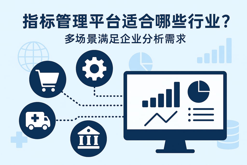 指标管理平台适合哪些行业？多场景满足企业分析需求