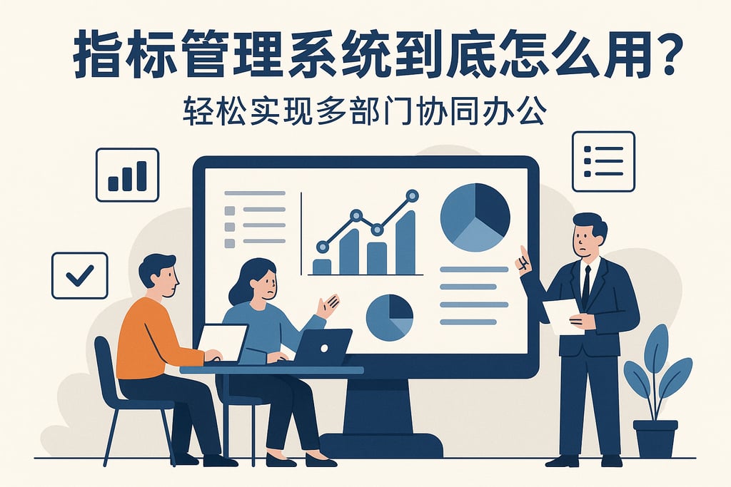 指标管理系统到底怎么用？轻松实现多部门协同办公