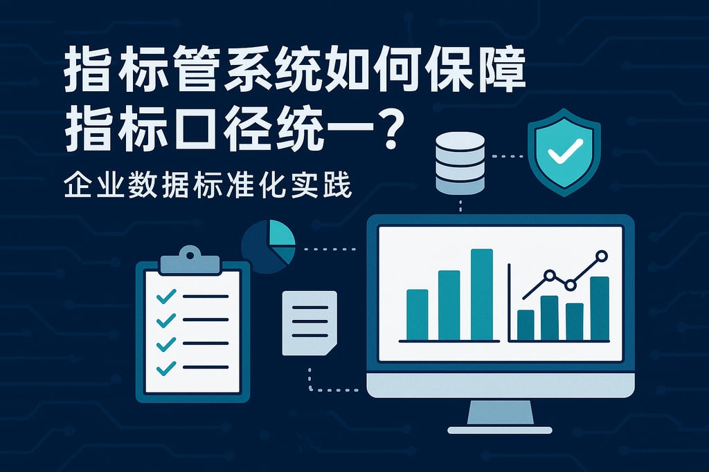 指标管理系统如何保障指标口径统一？企业数据标准化实践