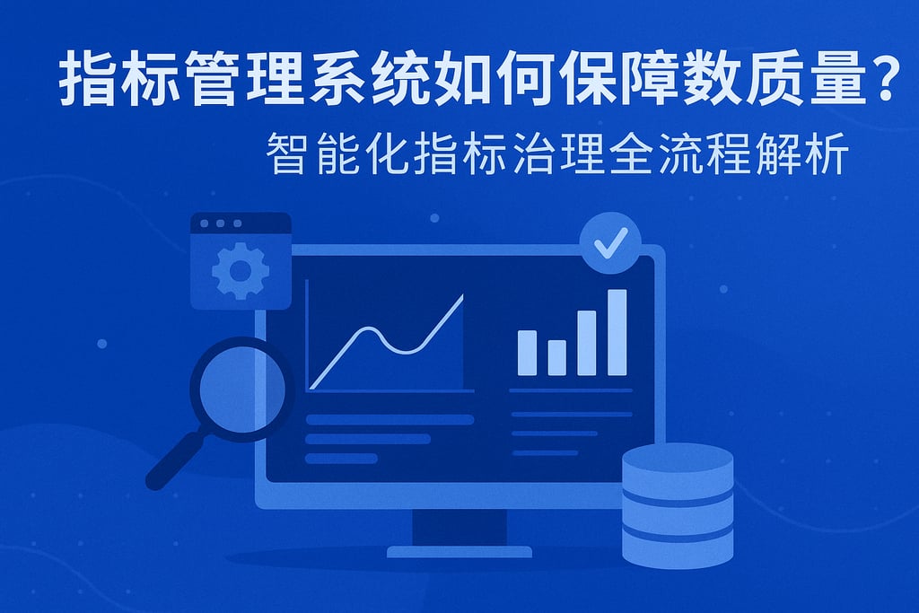 指标管理系统如何保障数据质量？智能化指标治理全流程解析