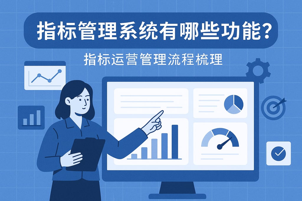 指标管理系统有哪些功能？指标运营管理流程梳理