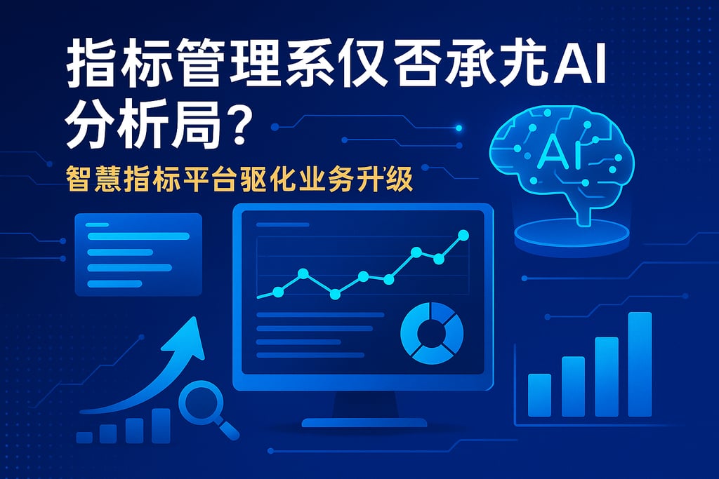 指标管理系统能否集成AI分析？智能指标平台驱动业务升级