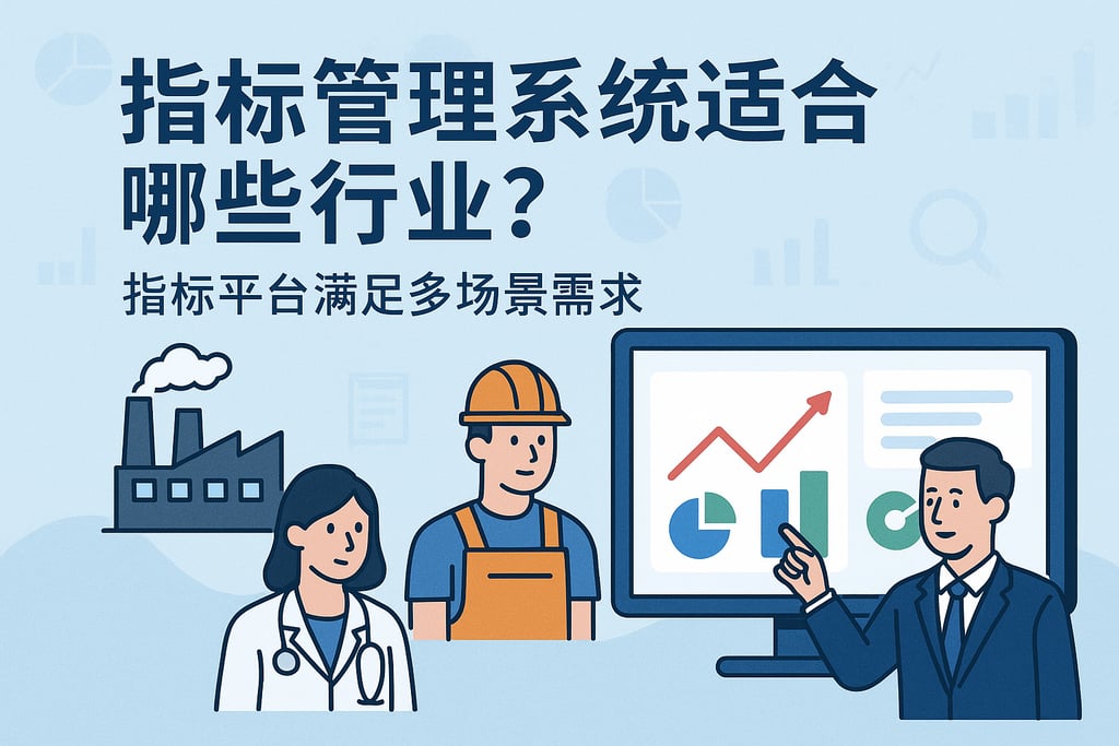 指标管理系统适合哪些行业？指标平台满足多场景需求