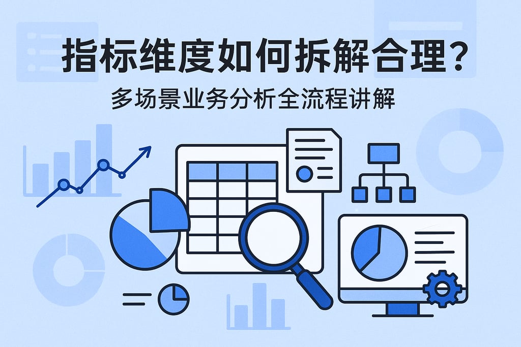指标维度如何拆解合理？多场景业务分析全流程讲解