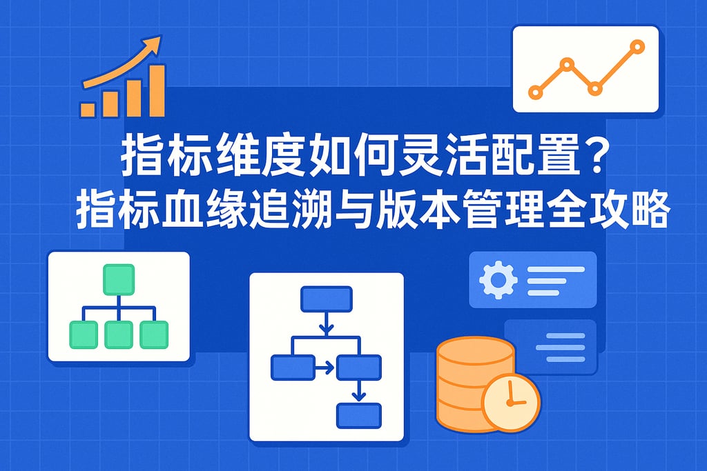 指标维度如何灵活配置？指标血缘追溯与版本管理全攻略