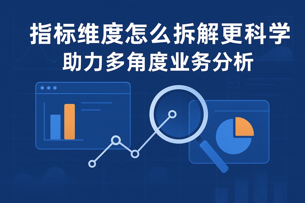 指标维度怎么拆解更科学？助力多角度业务分析