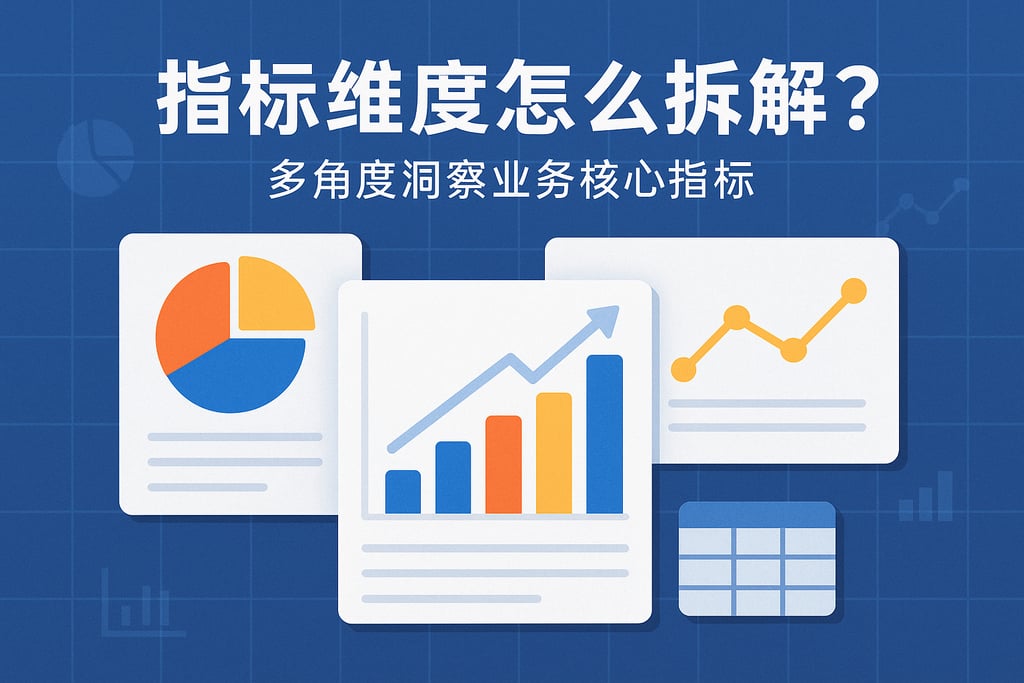 指标维度怎么拆解？多角度洞察业务核心指标