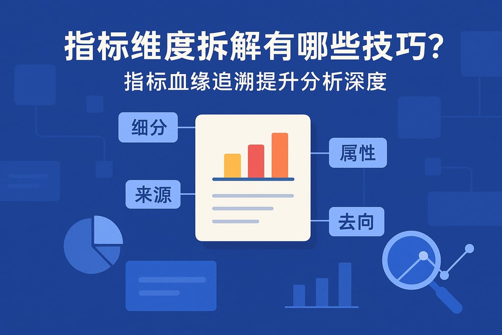 指标维度拆解有哪些技巧？指标血缘追溯提升分析深度
