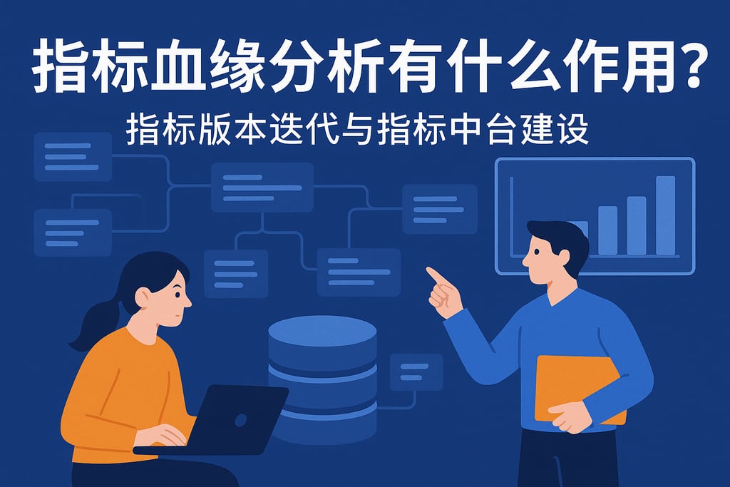 指标血缘分析有什么作用？指标版本迭代与指标中台建设