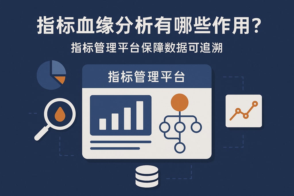 指标血缘分析有哪些作用？指标管理平台保障数据可追溯