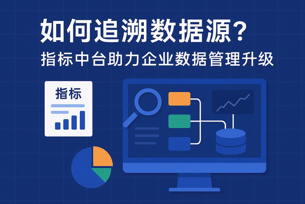 指标血缘如何追溯数据源？指标中台助力企业数据管理升级