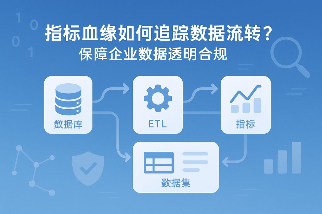指标血缘如何追踪数据流转？保障企业数据透明合规