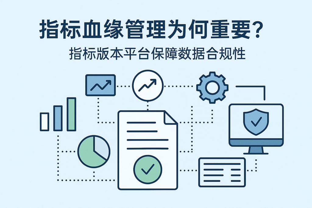 指标血缘管理为何重要？指标版本平台保障数据合规性