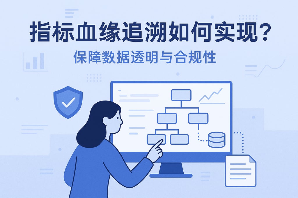 指标血缘追溯如何实现？保障数据透明与合规性