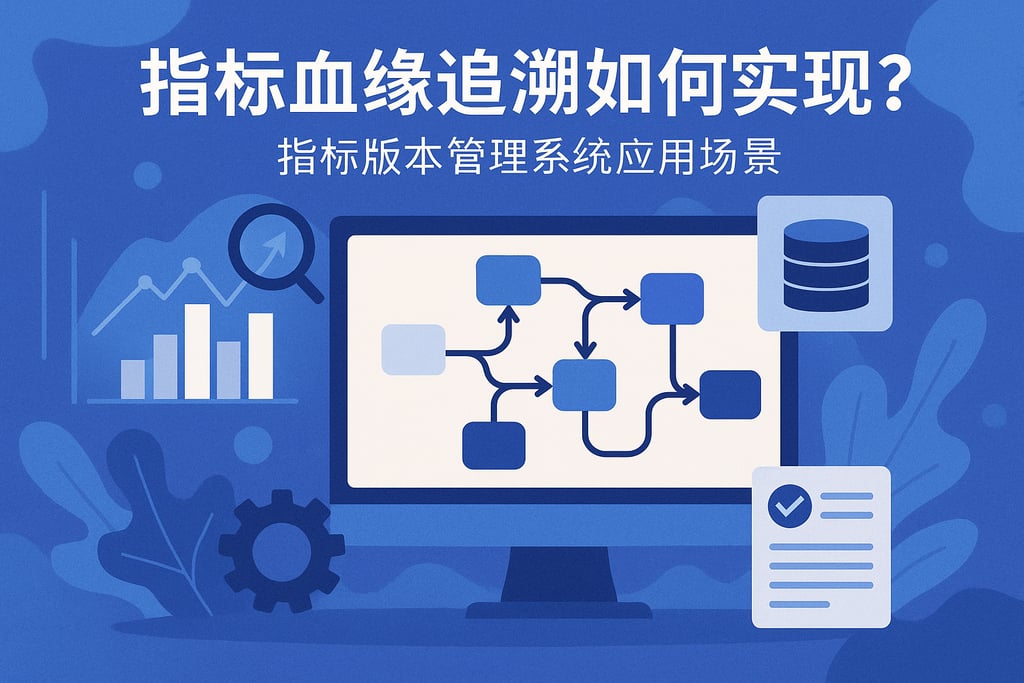 指标血缘追溯如何实现？指标版本管理系统应用场景
