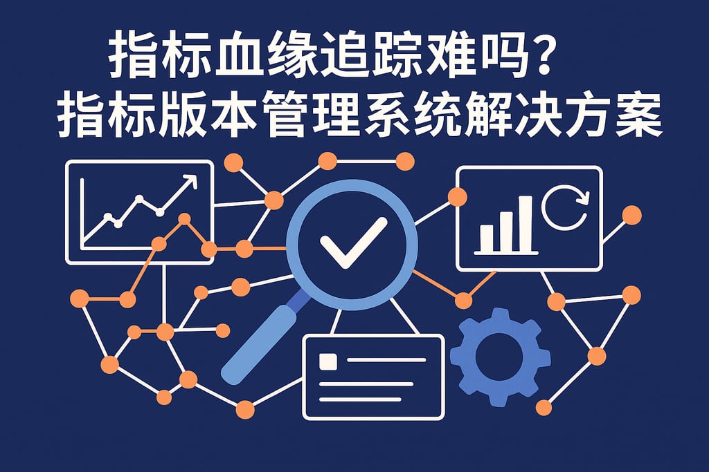 指标血缘追踪难吗？指标版本管理系统解决方案
