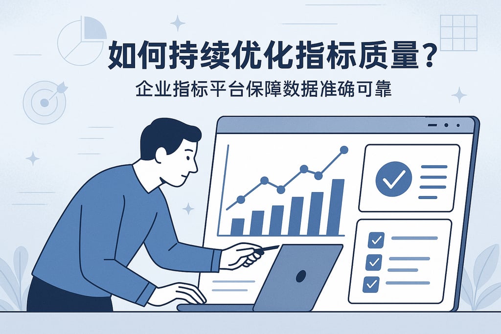 指标质量如何持续优化？企业指标平台保障数据准确可靠