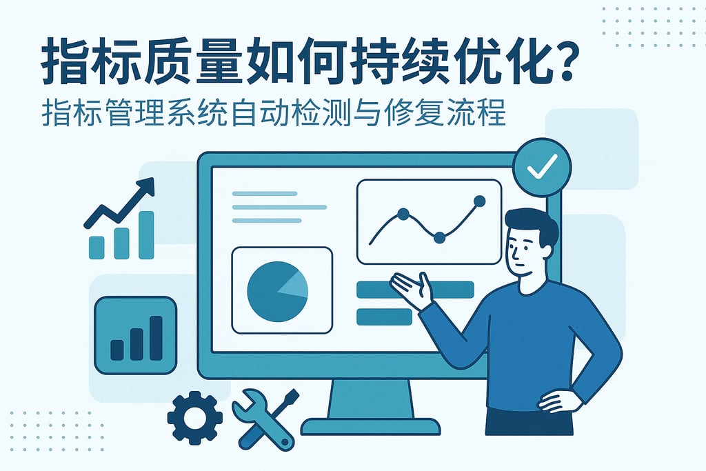 指标质量如何持续优化？指标管理系统自动检测与修复流程