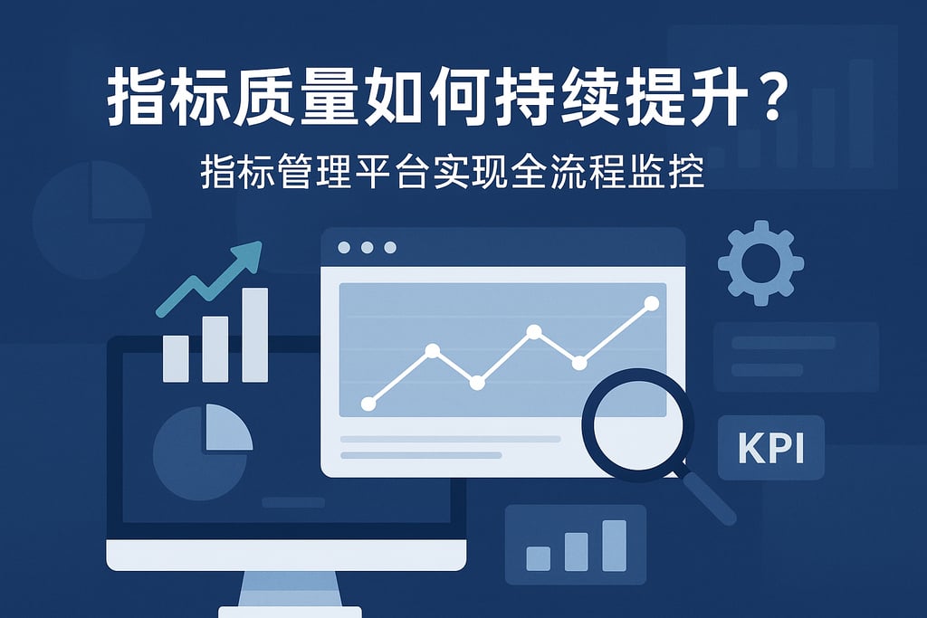 指标质量如何持续提升？指标管理平台实现全流程监控