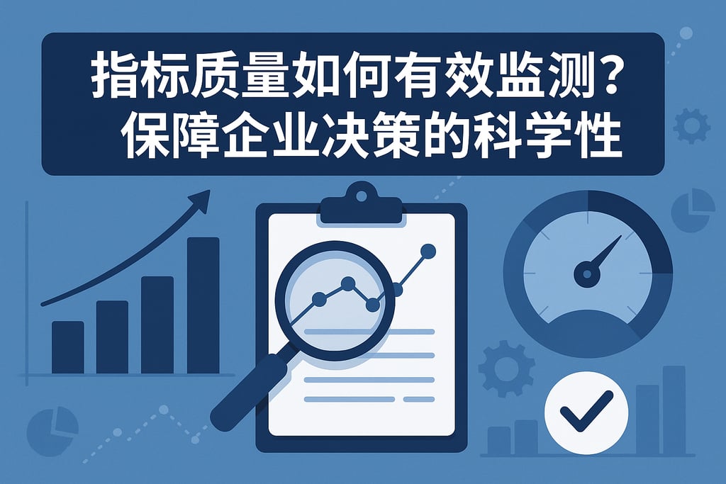 指标质量如何有效监测？保障企业决策的科学性