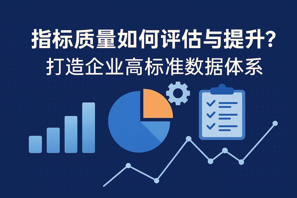 指标质量如何评估与提升？打造企业高标准数据体系