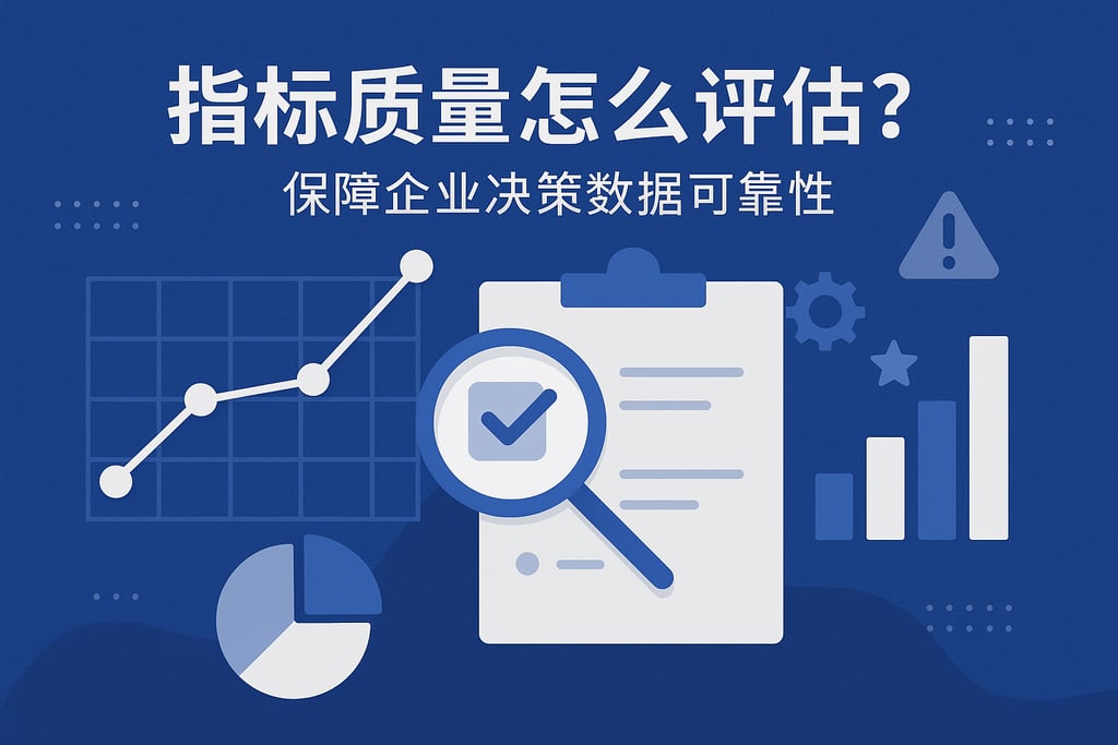 指标质量怎么评估？保障企业决策数据可靠性