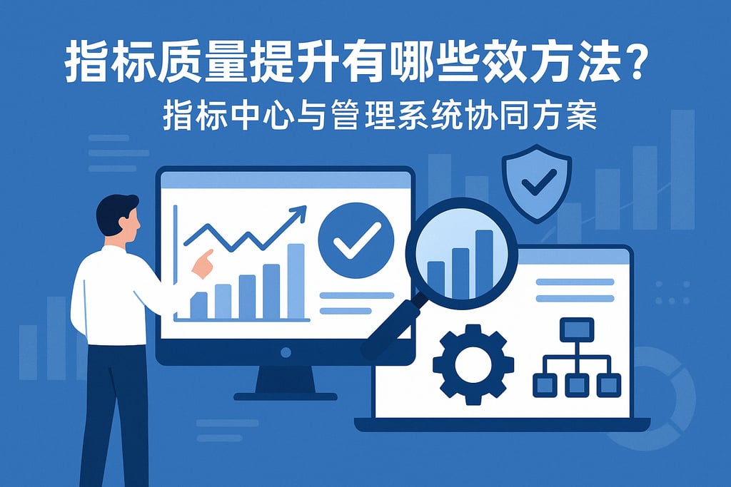 指标质量提升有哪些有效方法？指标中心与管理系统协同方案