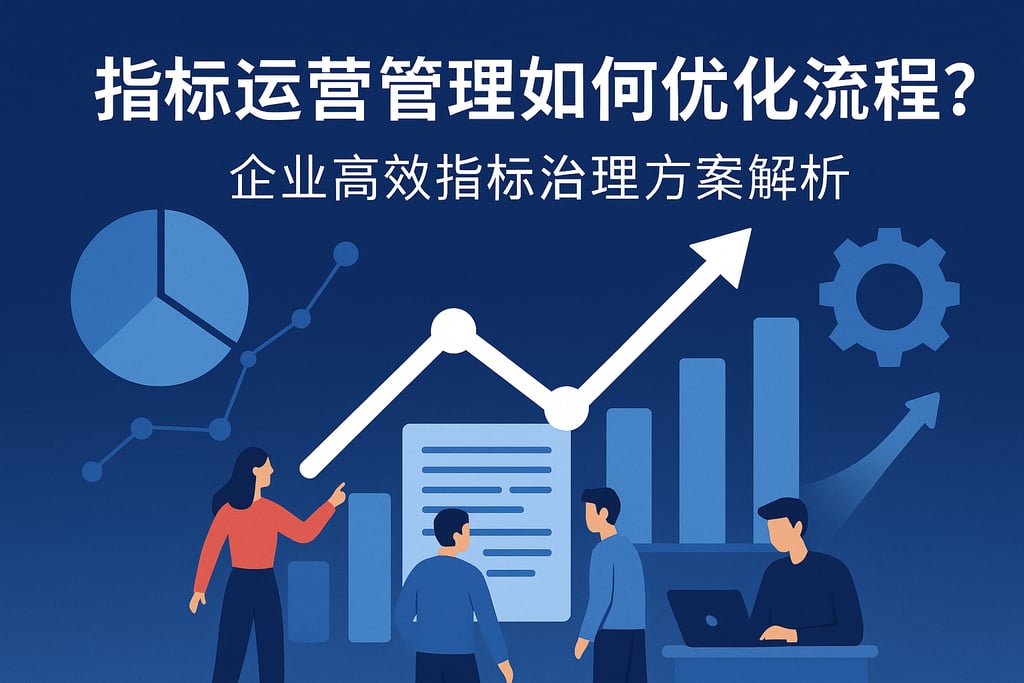 指标运营管理如何优化流程？企业高效指标治理方案解析