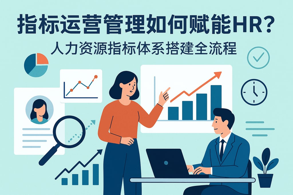 指标运营管理如何赋能HR？人力资源指标体系搭建全流程