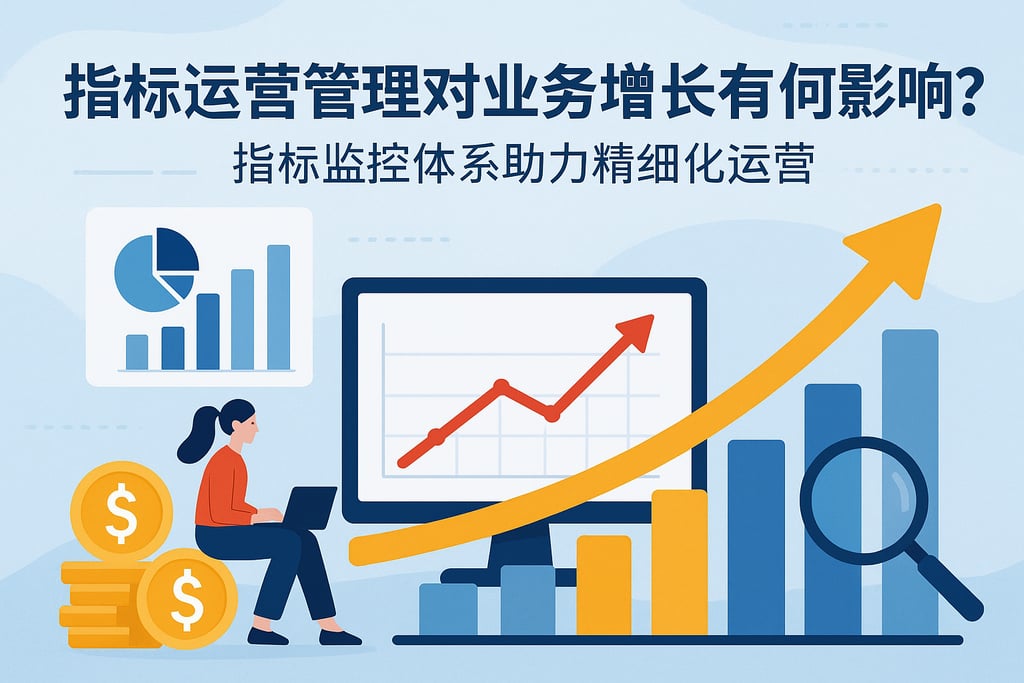 指标运营管理对业务增长有何影响？指标监控体系助力精细化运营