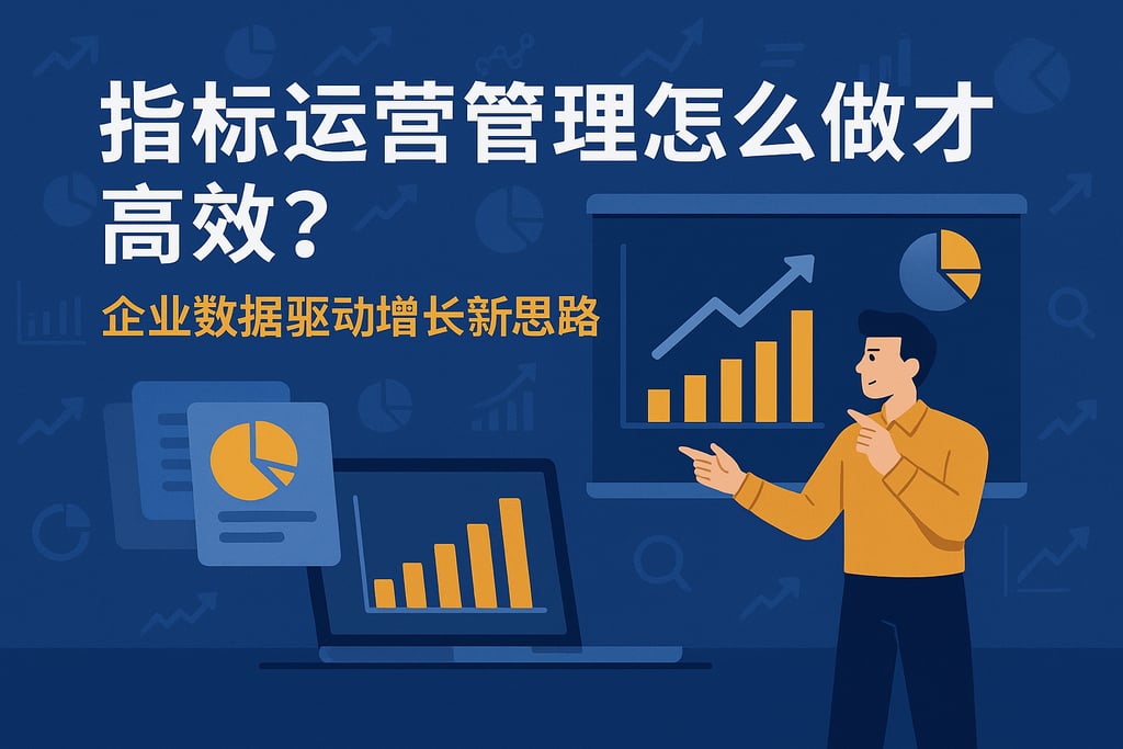 指标运营管理怎么做才高效？企业数据驱动增长新思路