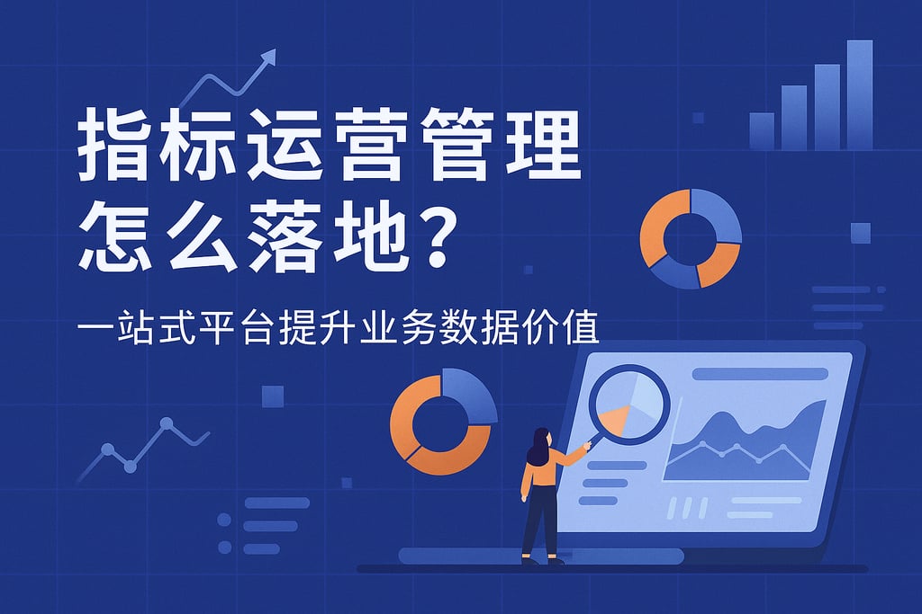 指标运营管理怎么落地？一站式平台提升业务数据价值