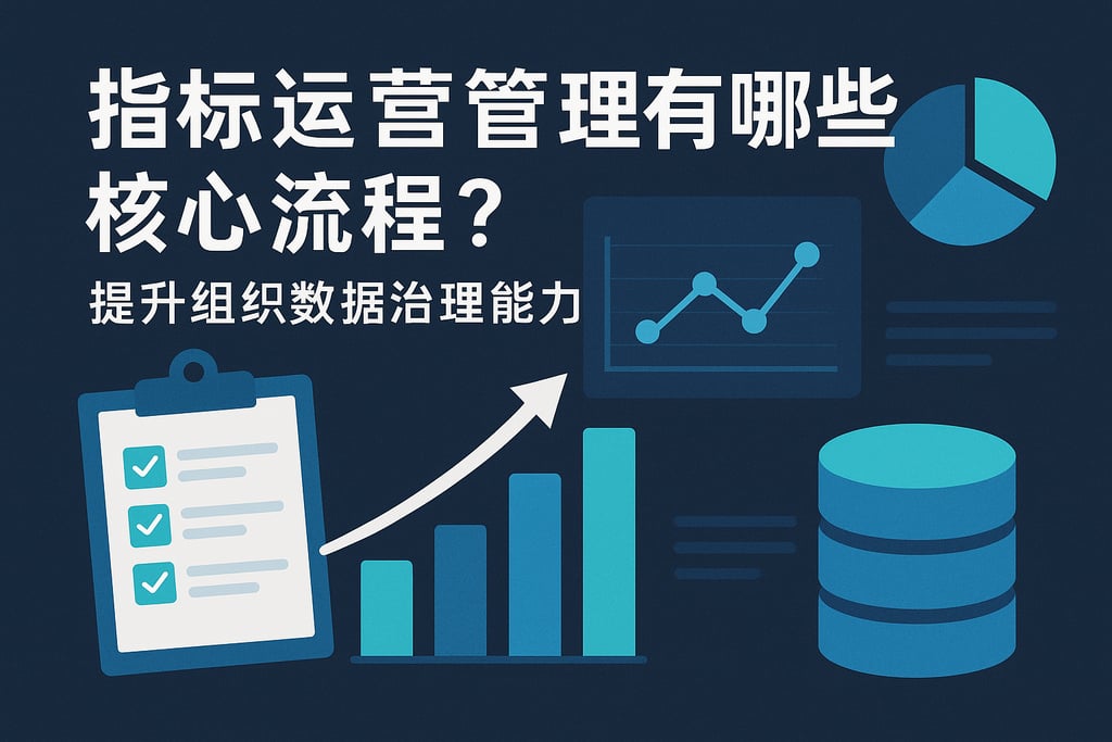 指标运营管理有哪些核心流程？提升组织数据治理能力