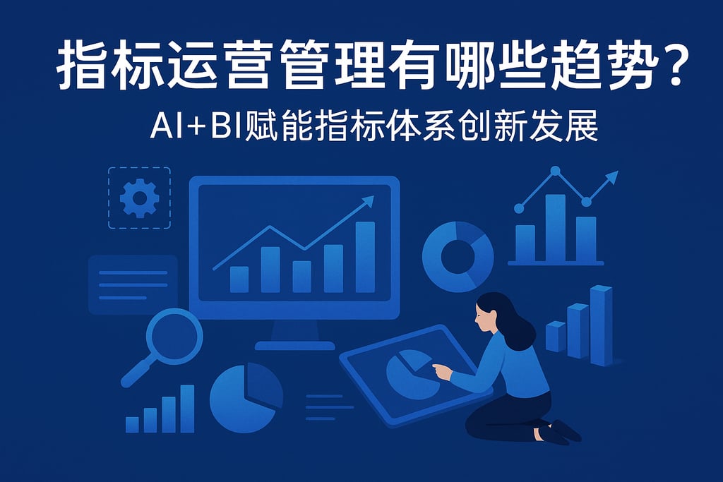 指标运营管理有哪些趋势？AI+BI赋能指标体系创新发展
