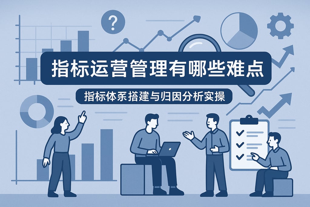 指标运营管理有哪些难点？指标体系搭建与归因分析实操