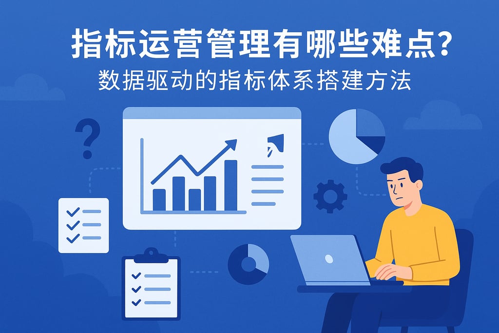 指标运营管理有哪些难点？数据驱动的指标体系搭建方法