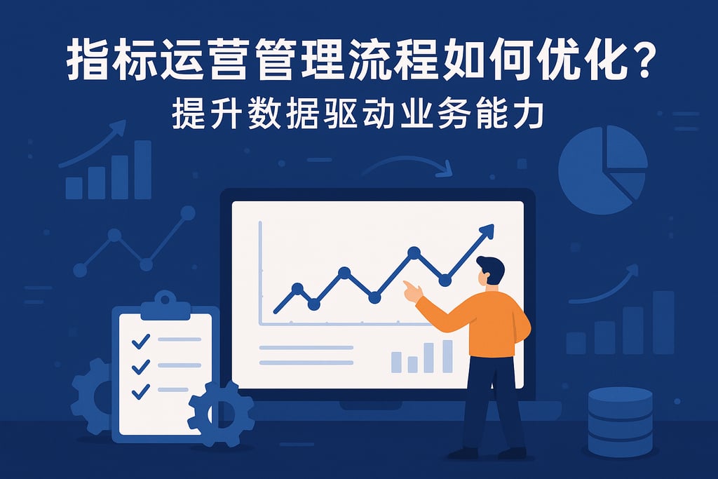 指标运营管理流程如何优化？提升数据驱动业务能力