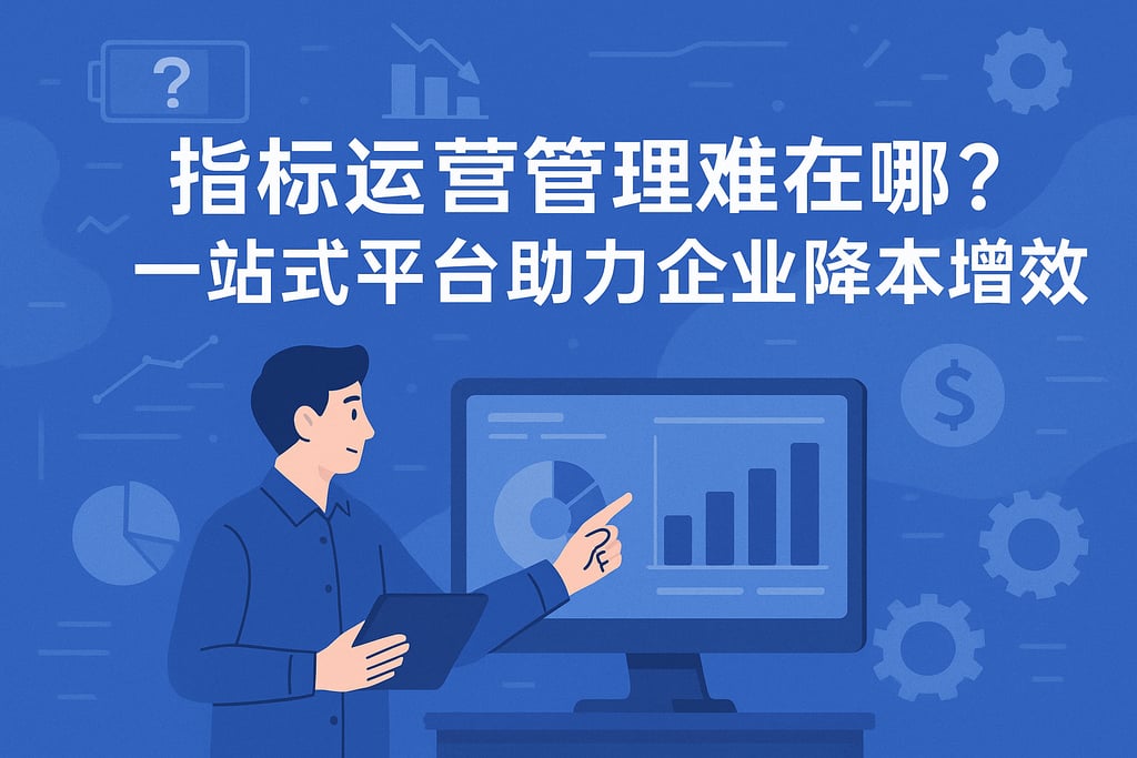 指标运营管理难在哪？一站式平台助力企业降本增效