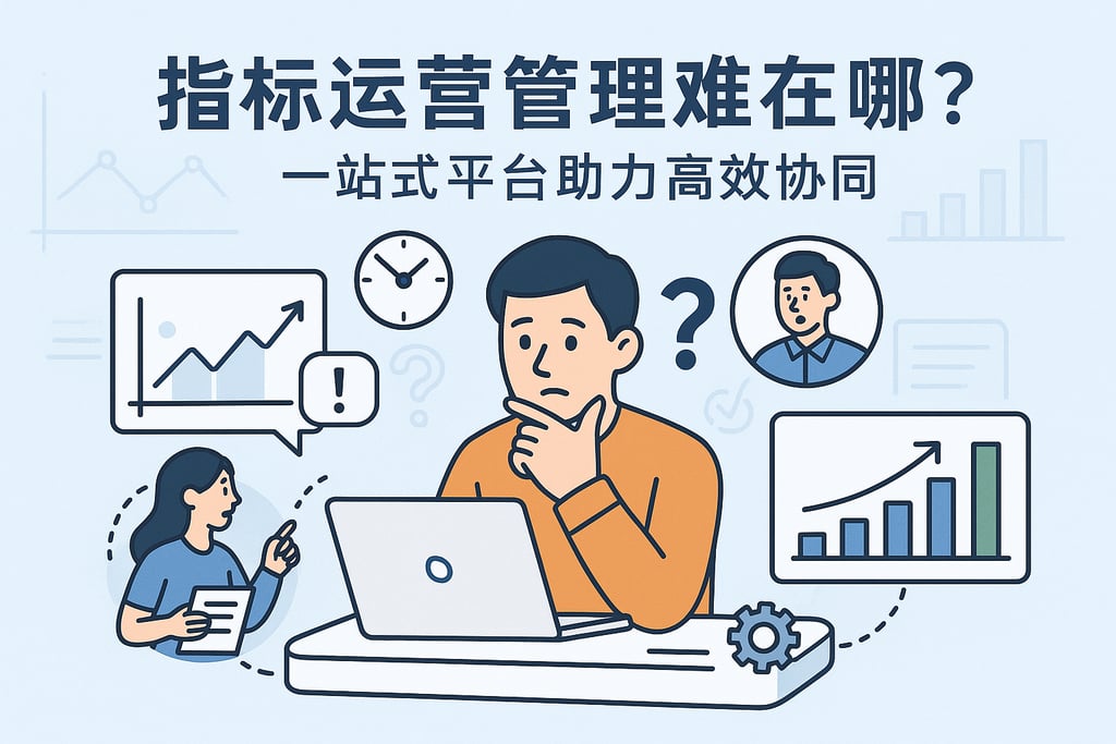 指标运营管理难在哪？一站式平台助力高效协同