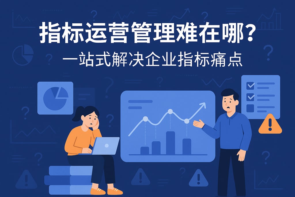 指标运营管理难在哪？一站式解决企业指标痛点