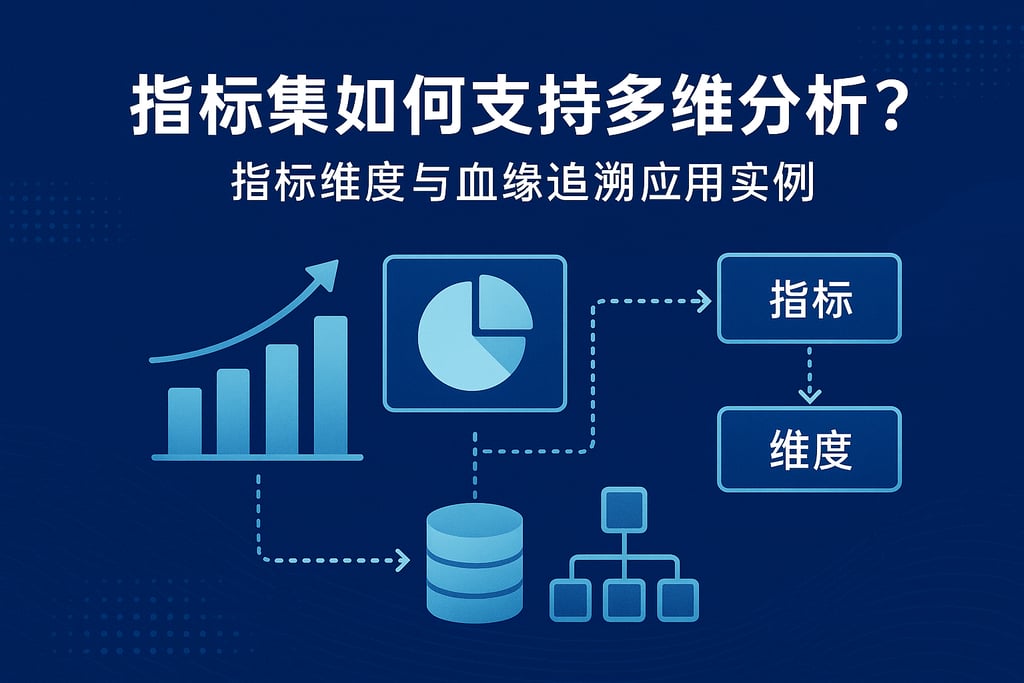 指标集如何支持多维分析？指标维度与血缘追溯应用实例