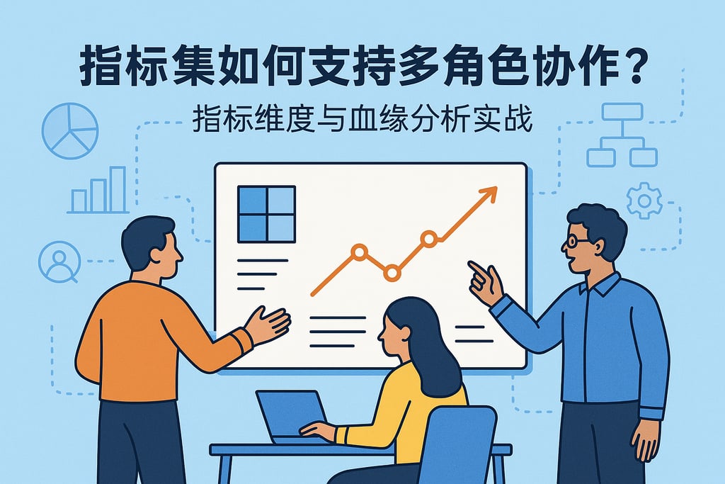 指标集如何支持多角色协作？指标维度与血缘分析实战