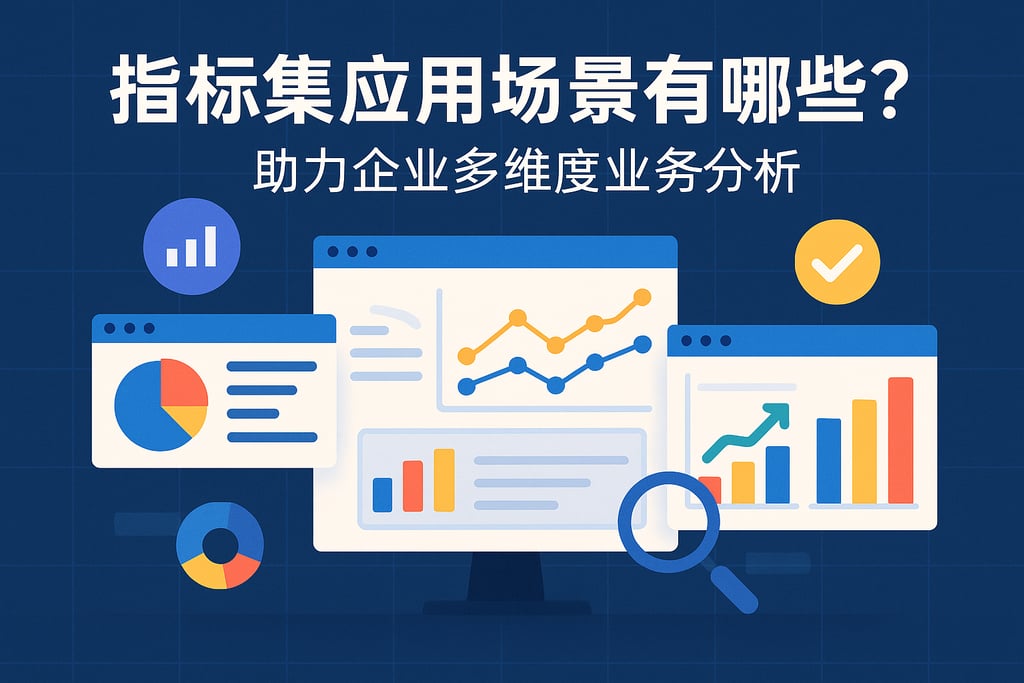 指标集应用场景有哪些？助力企业多维度业务分析