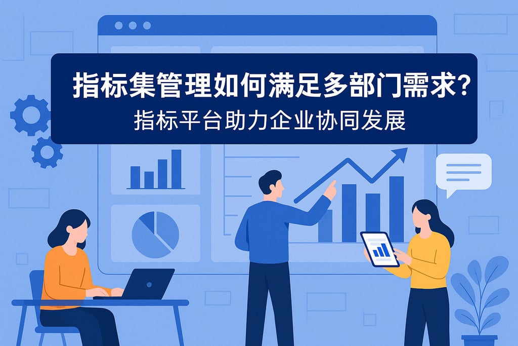 指标集管理如何满足多部门需求？指标平台助力企业协同发展