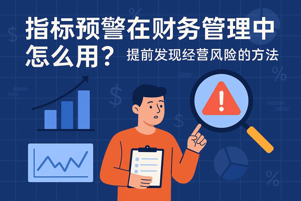 指标预警在财务管理中怎么用？提前发现经营风险的方法